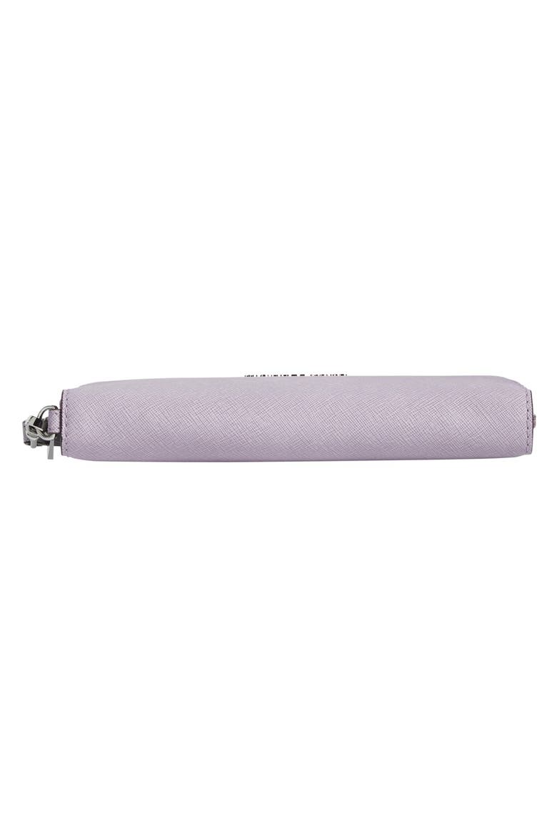 'Jet Set' Travel Wallet, Alternate, color, LILAC/ SILVER