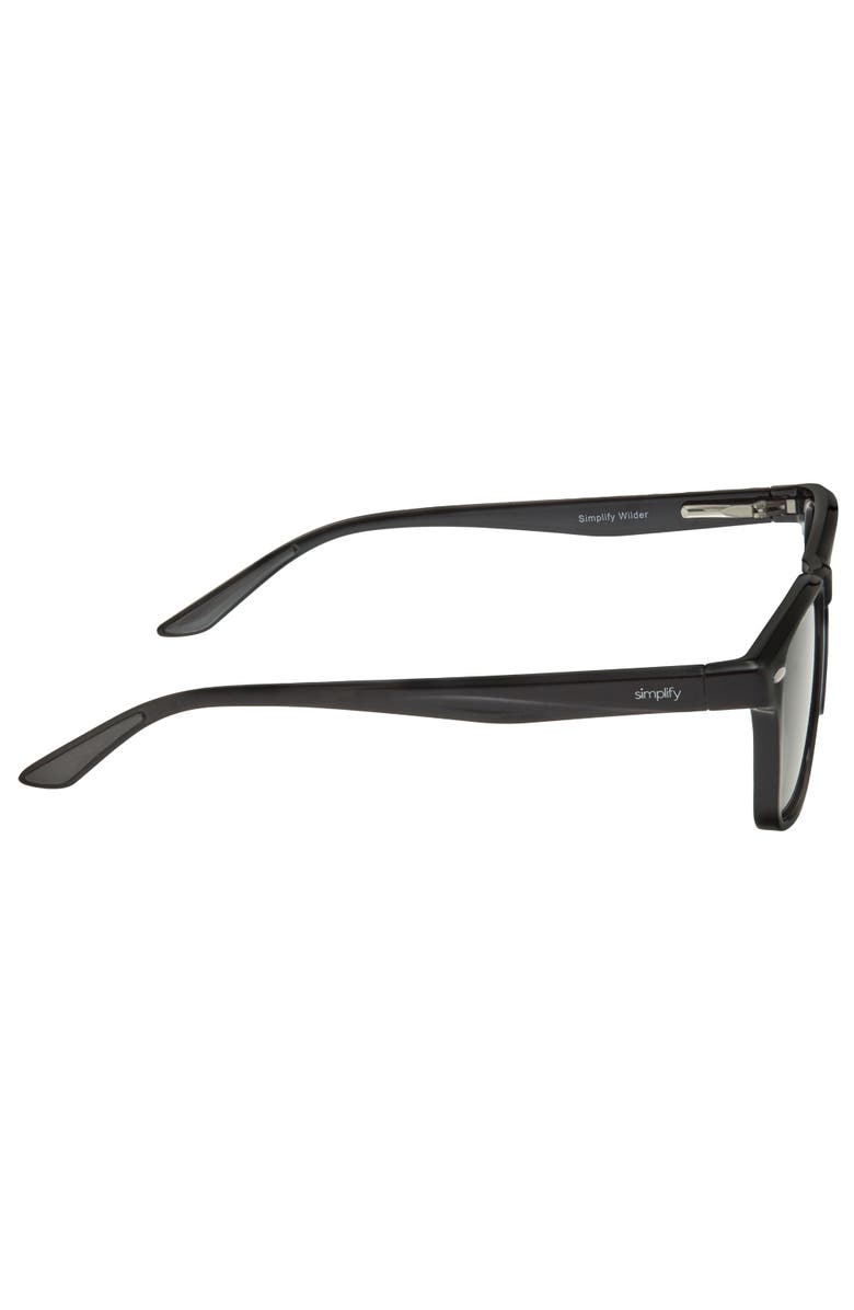 SIMPLIFY Wilder Polarized Sunglasses, Alternate, color, Black/Black