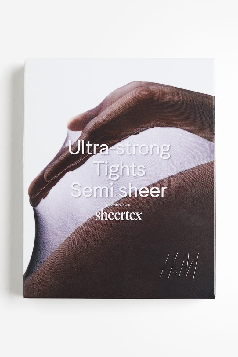 Sheertex® Ultra-strong Semi-sheer Tights, Alternate, color, Black
