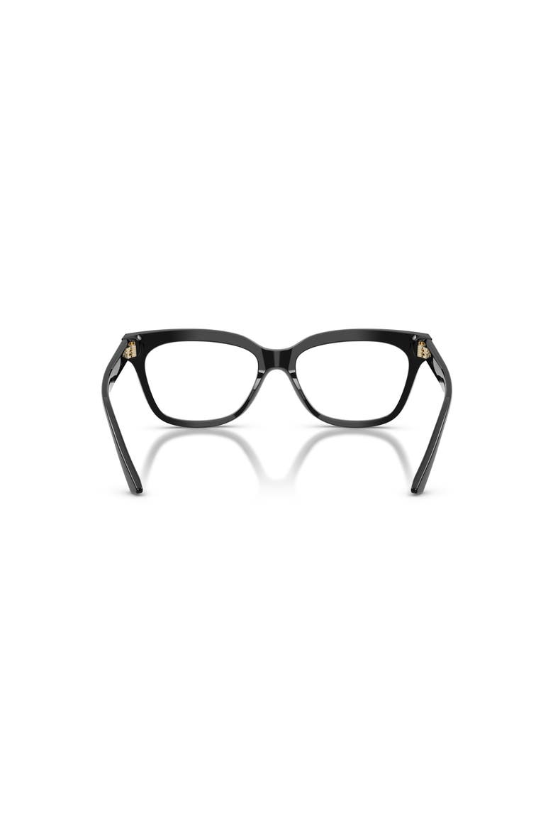 54mm Rectangle optical glasses, Alternate, color, Black