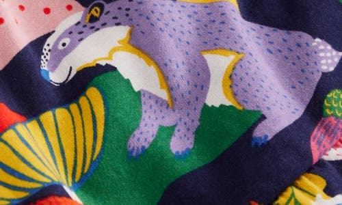 Mini Boden Kids' Ariel Twirly Print Dress In Multi