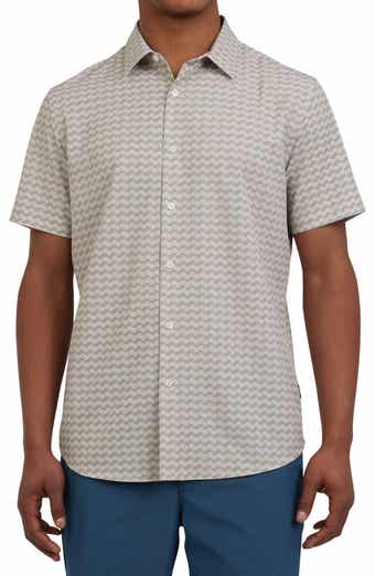 DKNY SPORTSWEAR Jameson Short Sleeve Button-Up Shirt