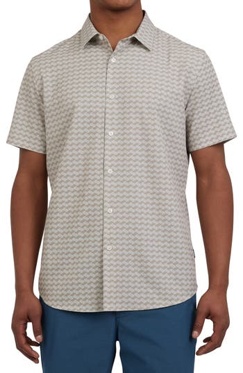 Dkny Sportswear Jameson Short Sleeve Button-up Shirt