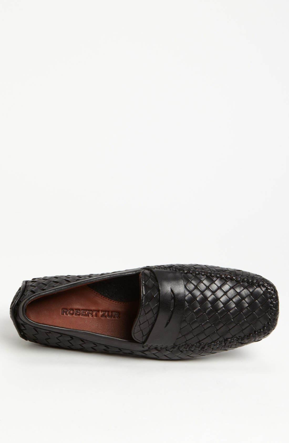 'San Tropez' Penny Loafer, Alternate, color, BLACK TGLOVE