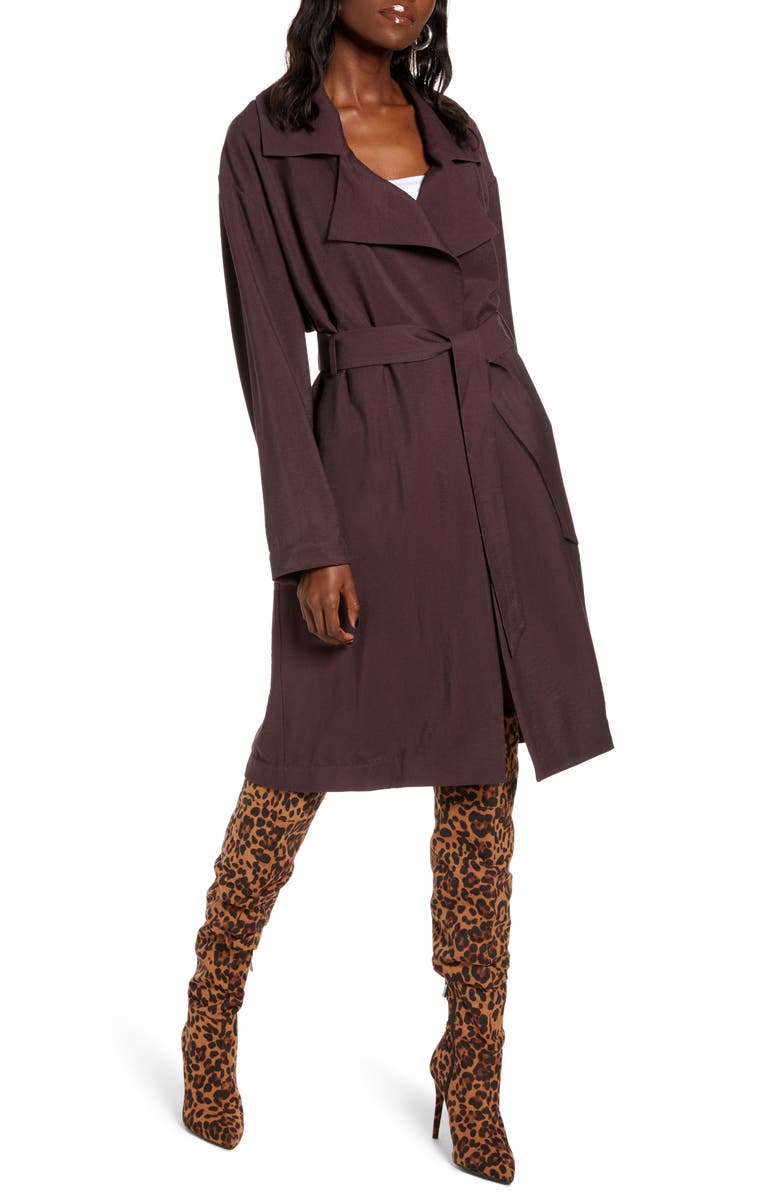 Leith Soft Trench Coat, Alternate, color, 