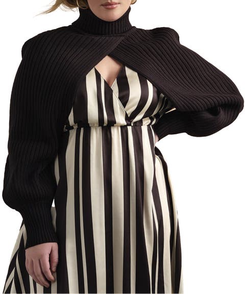 Turtleneck Sweater Sleeve Scarf (Plus Available)