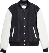 Givenchy Logo Satin Varsity Jacket