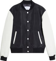 Givenchy Logo Satin Varsity Jacket