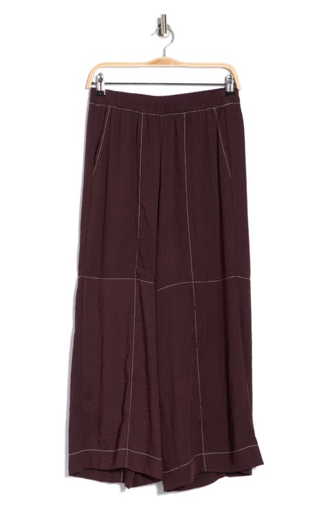 Crinkle Top Stitch Pants