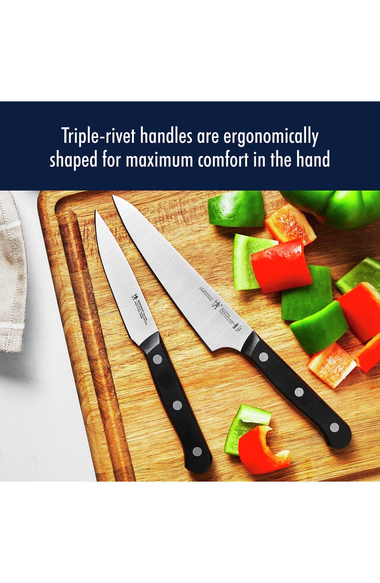 HENCKELS CUTLERY Solution 20-Piece Self Sharpening Knife Block Set, Alternate, color, Black