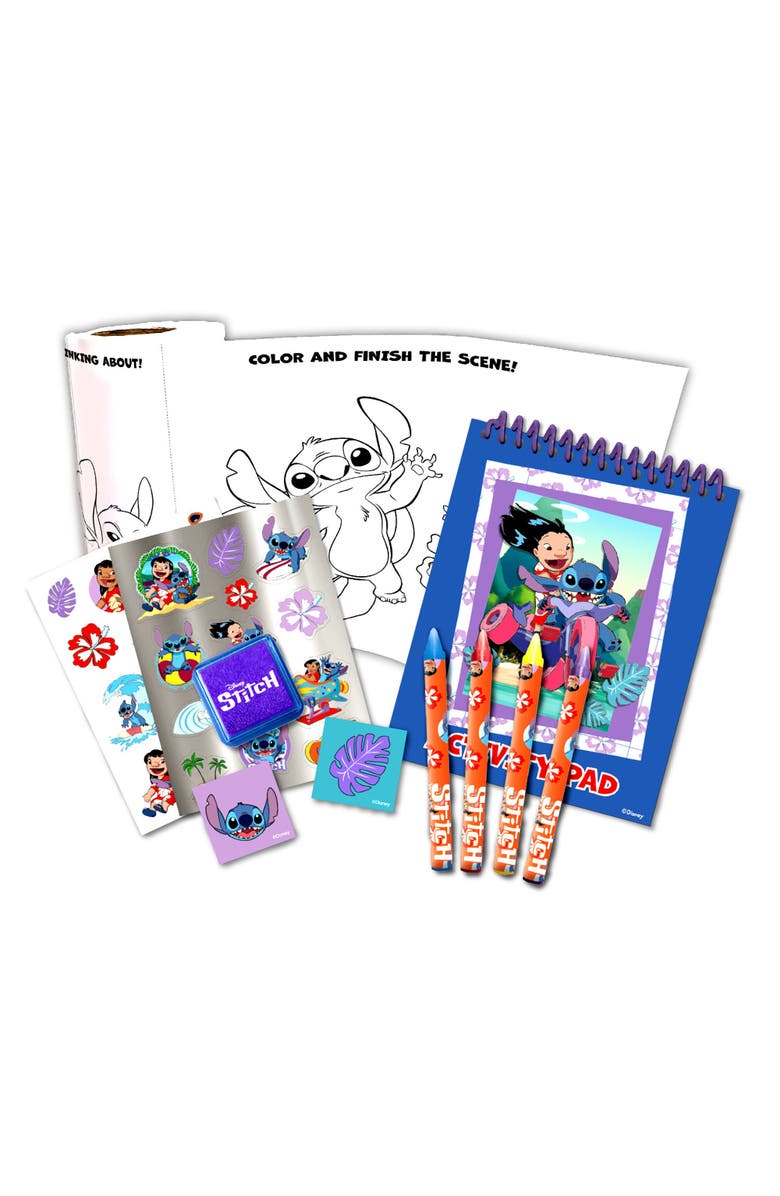 Disney DUPC Tara Toys Disney My Own Creativity Set with Stitch Carrying Case, Ages 3+, Alternate, color, Multicolored