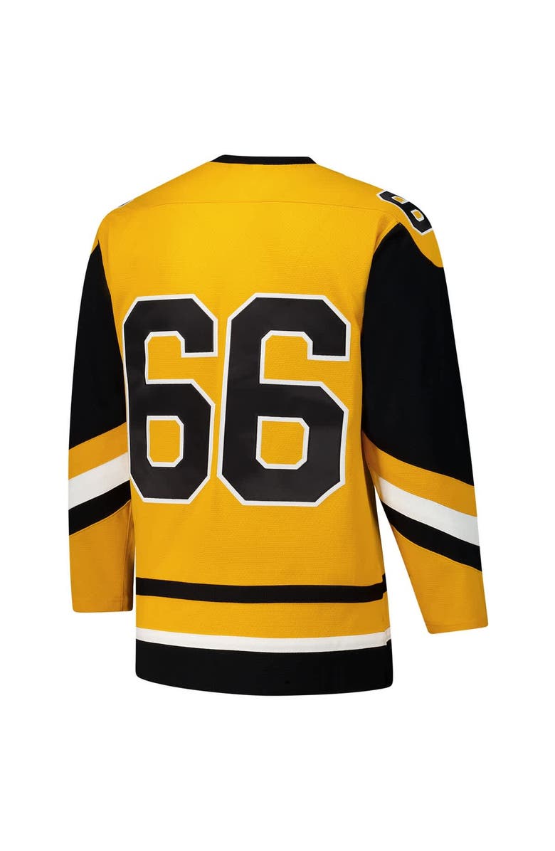 Mitchell & Ness Men's Mario Lemieux Gold Pittsburgh Penguins 1984-85 Power Play Jersey, Alternate, color, Gold