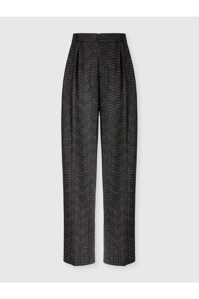 Wide-leg Pants, Alternate, color, Grey& Silver
