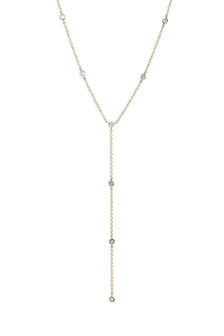 Diamond Y-Necklace, Main, color, YELLOW