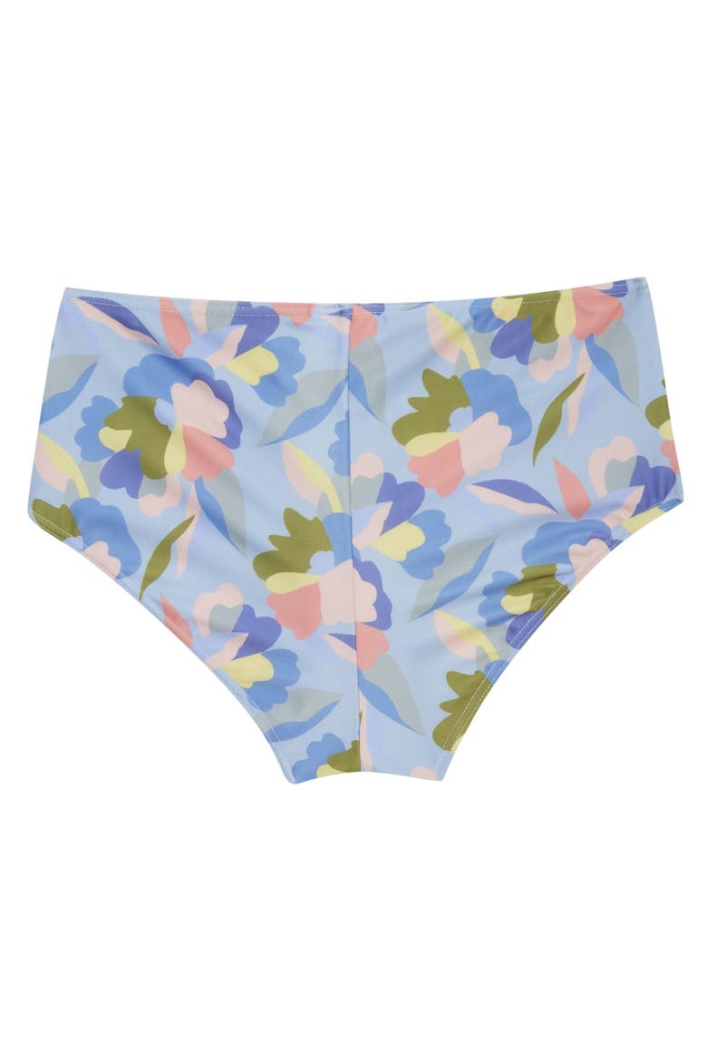 Paloma Abstract Floral Swim Briefs, Alternate, color, Blue