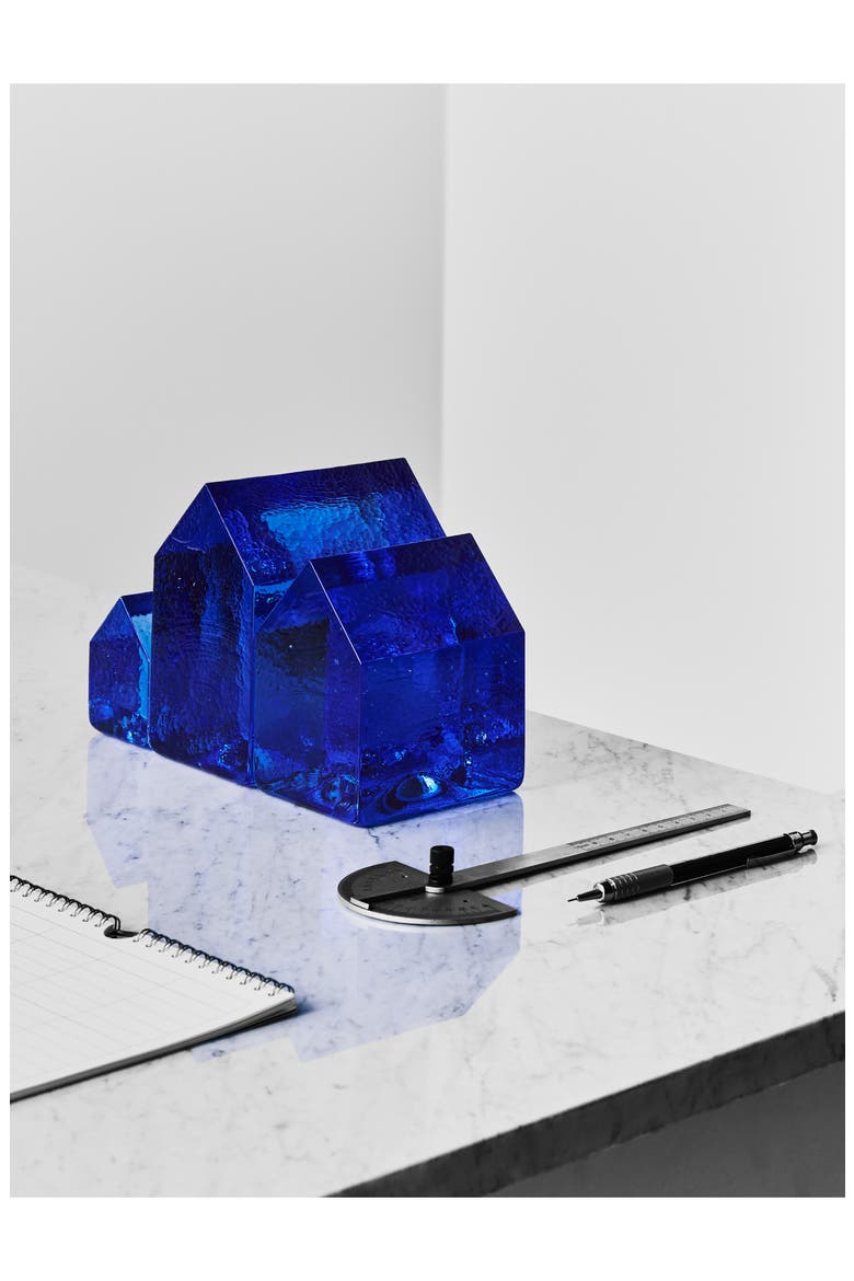Glass House Sculpture, Alternate, color, BLUE