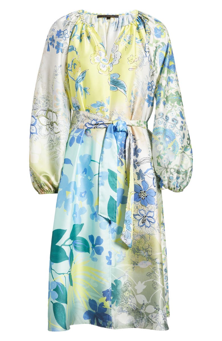 KOBI HALPERIN Arbor Floral Print Long Sleeve Dress, Alternate, color, 