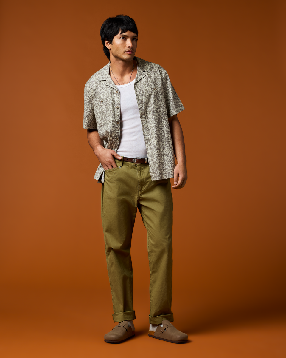 Afuera Button Up Shirt - Print - Men's - image 2