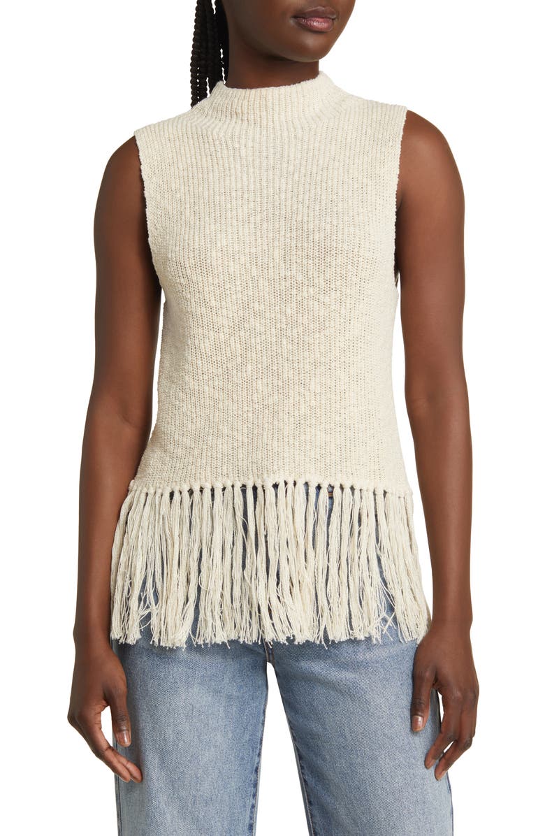 Rails Astrid Fringe Hem Knit Tank, Main, color,