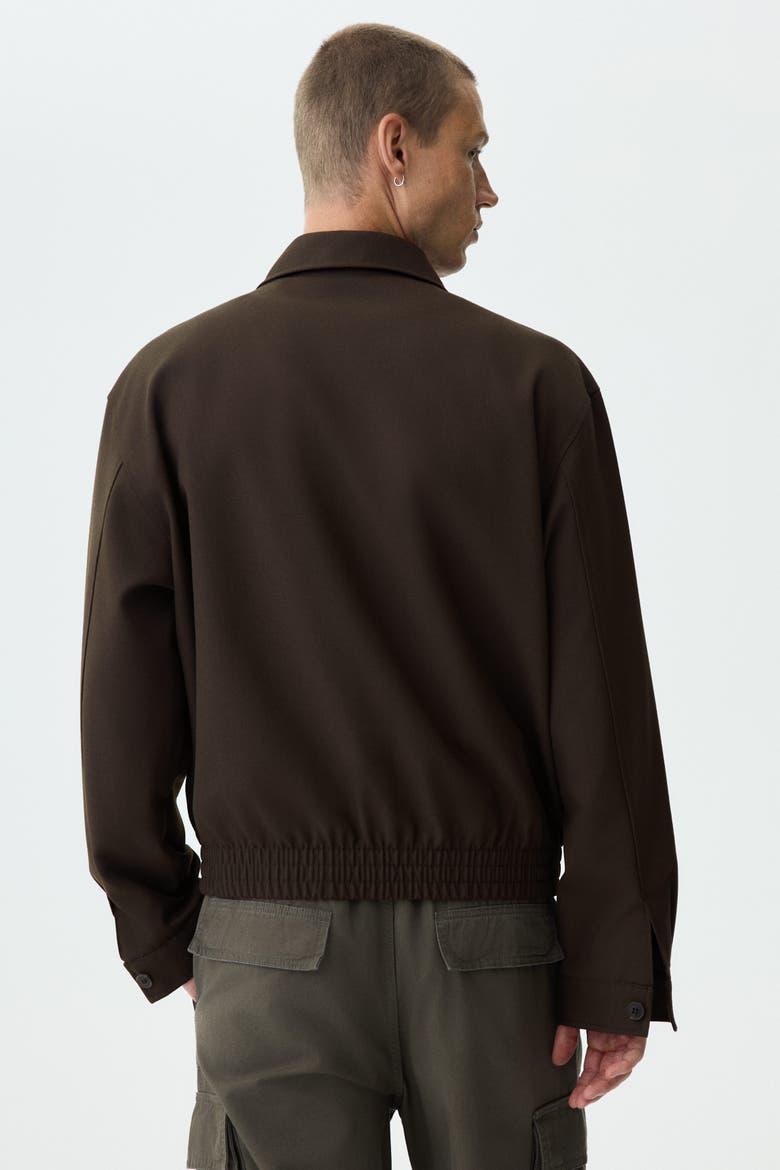 Blouson Jacket, Alternate, color, Dark khaki green