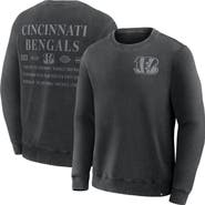 FANATICS Men's Fanatics Black Cincinnati Bengals Deep Route Pullover Sweatshirt