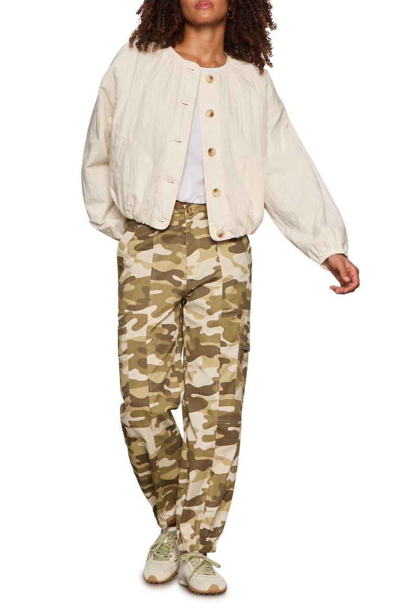 Sanctuary Vista Camo Cargo Pants, Alternate, color, Canyon Camo Green