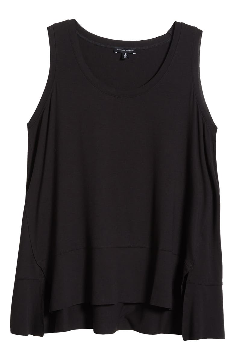 Universal Standard Hudson Liquid Jersey High Low Tank, Alternate, color,