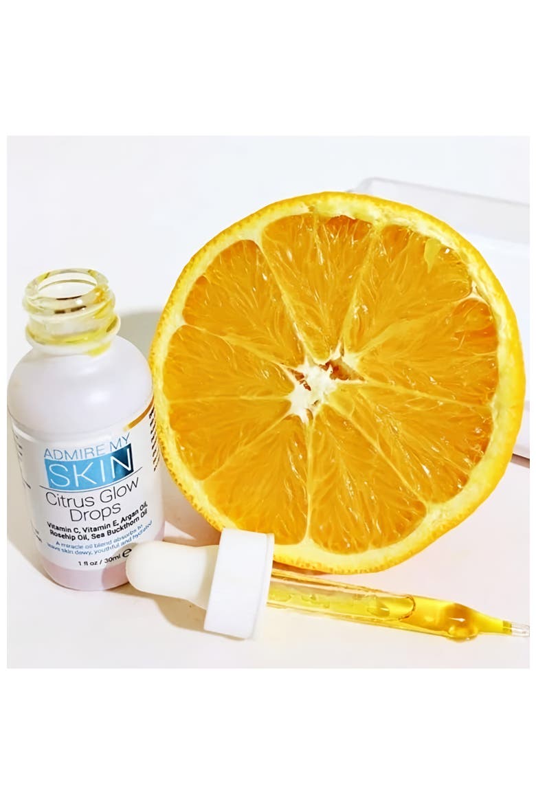 Citrus Glow Drops Vitamin C Facial Oil, Alternate, color, Clear