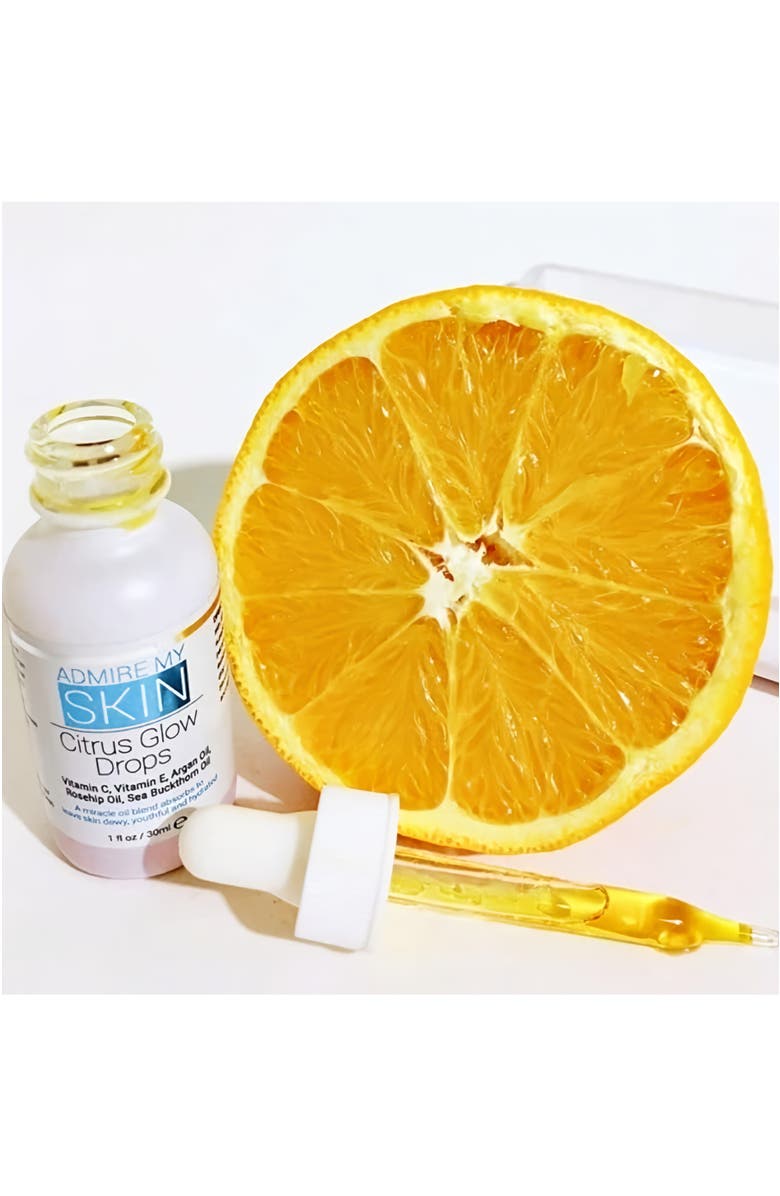 Admire My Skin Citrus Glow Drops Vitamin C Facial Oil, Alternate, color, Clear