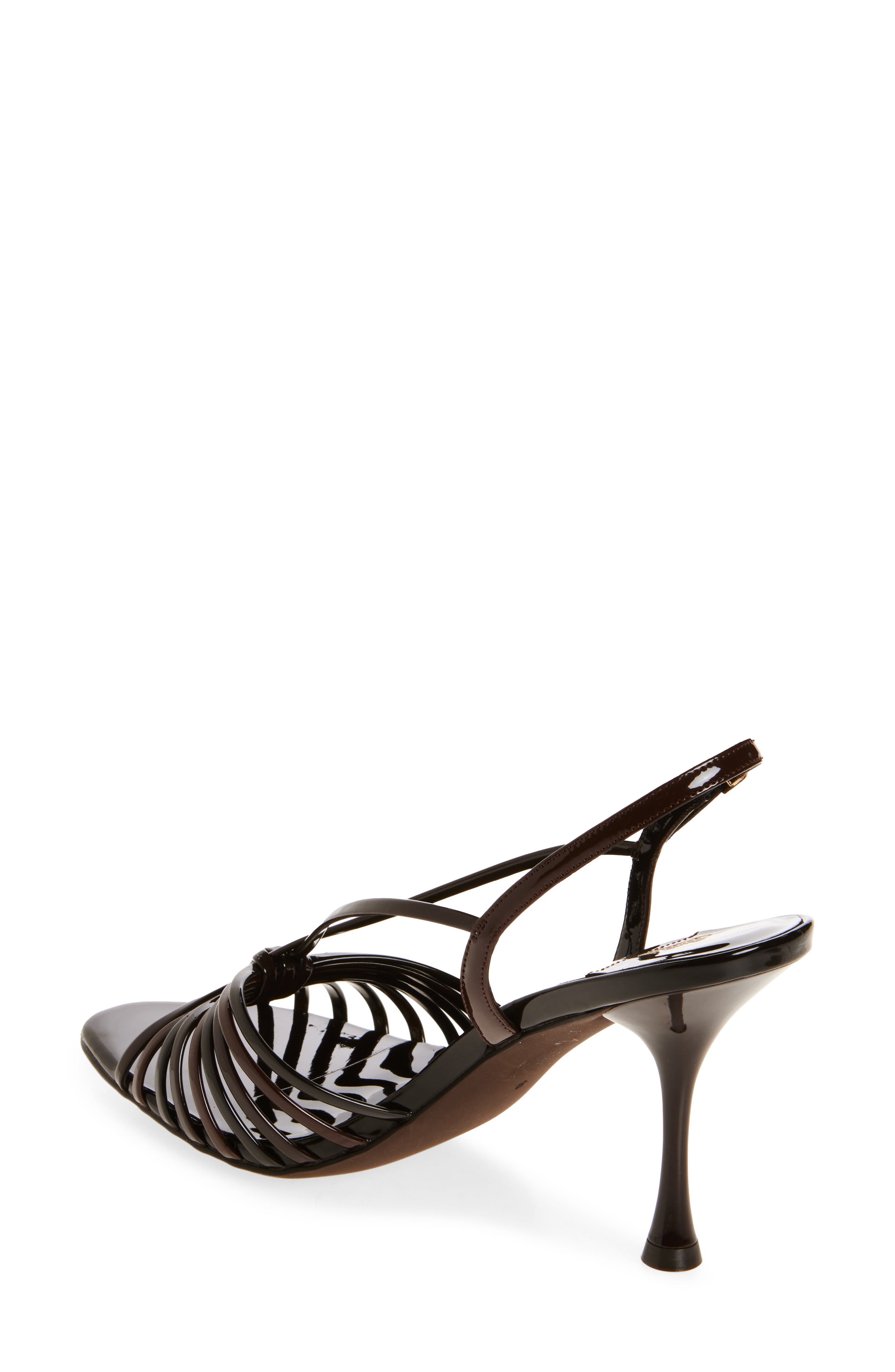 Jeffrey Campbell Galaxia Slingback Sandal, Alternate, color, Brown Combo