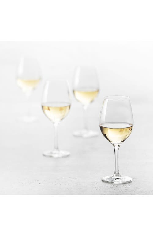 Schott Zwiesel Banquet Set Of 6 White Wine Glasses In Transparent