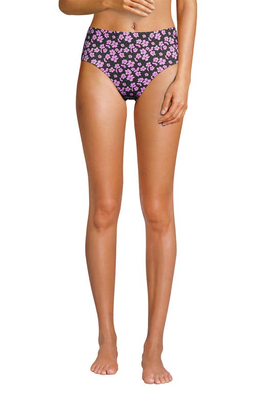 LANDS' END LANDS' END CHLORINE RESISTANT MID RISE CLASSIC BIKINI BOTTOMS