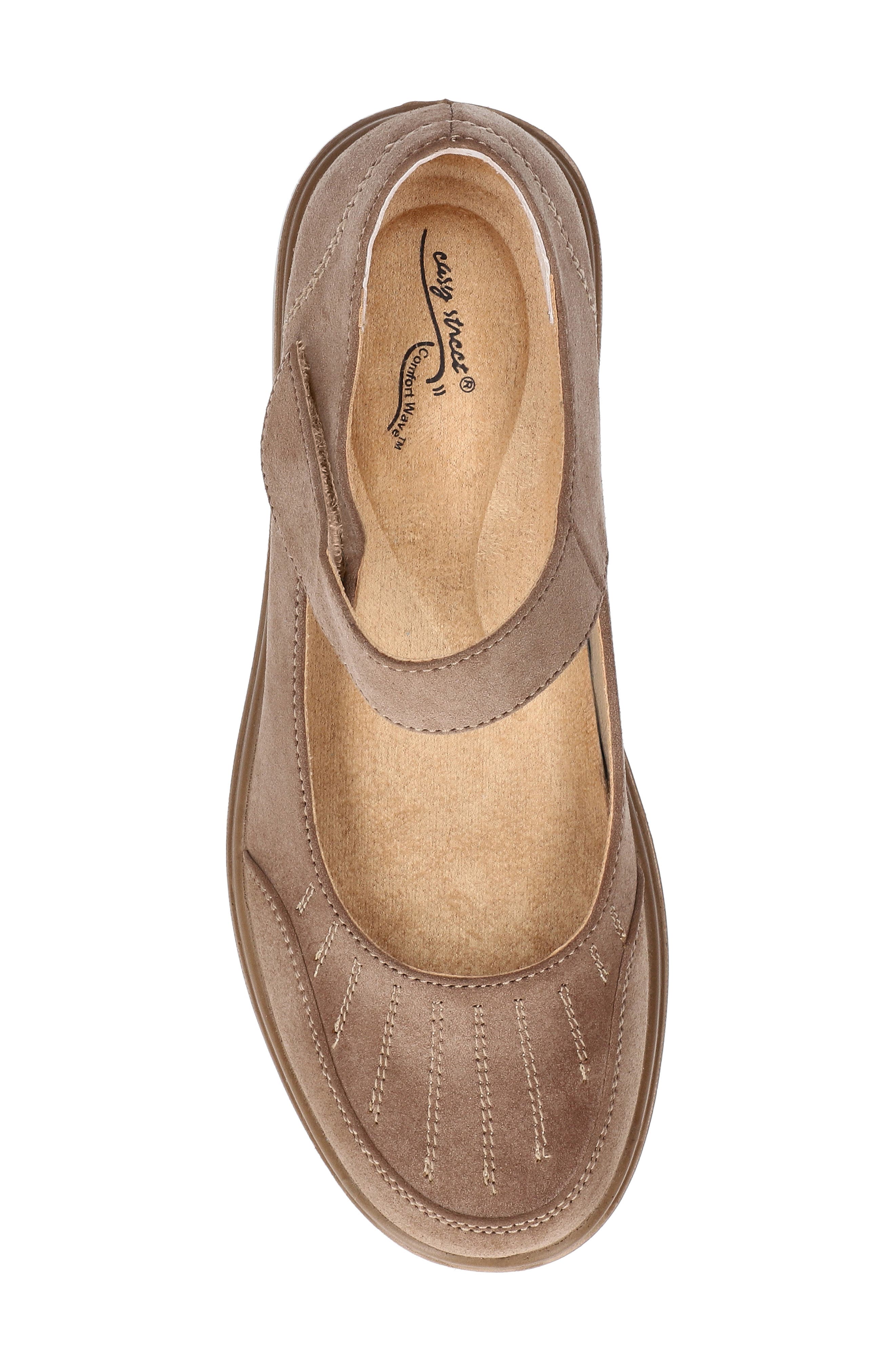 Slater Mary Jane Flat, Alternate, color, TAUPE