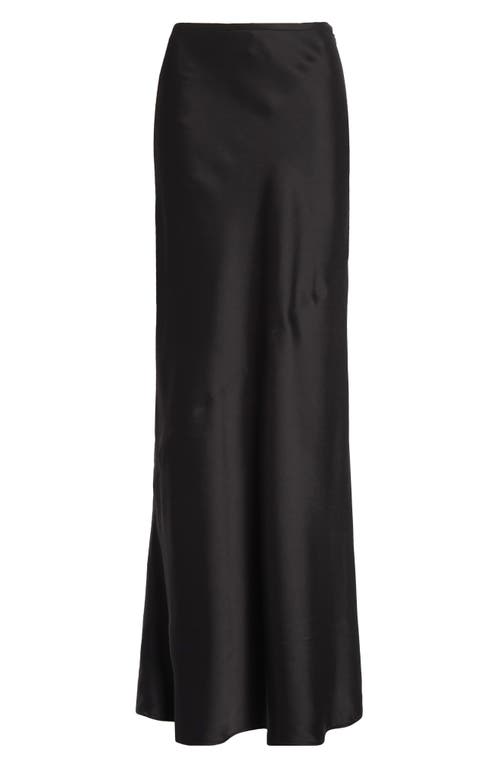St John St. John Beverly Liquid Satin Skirt In Multi