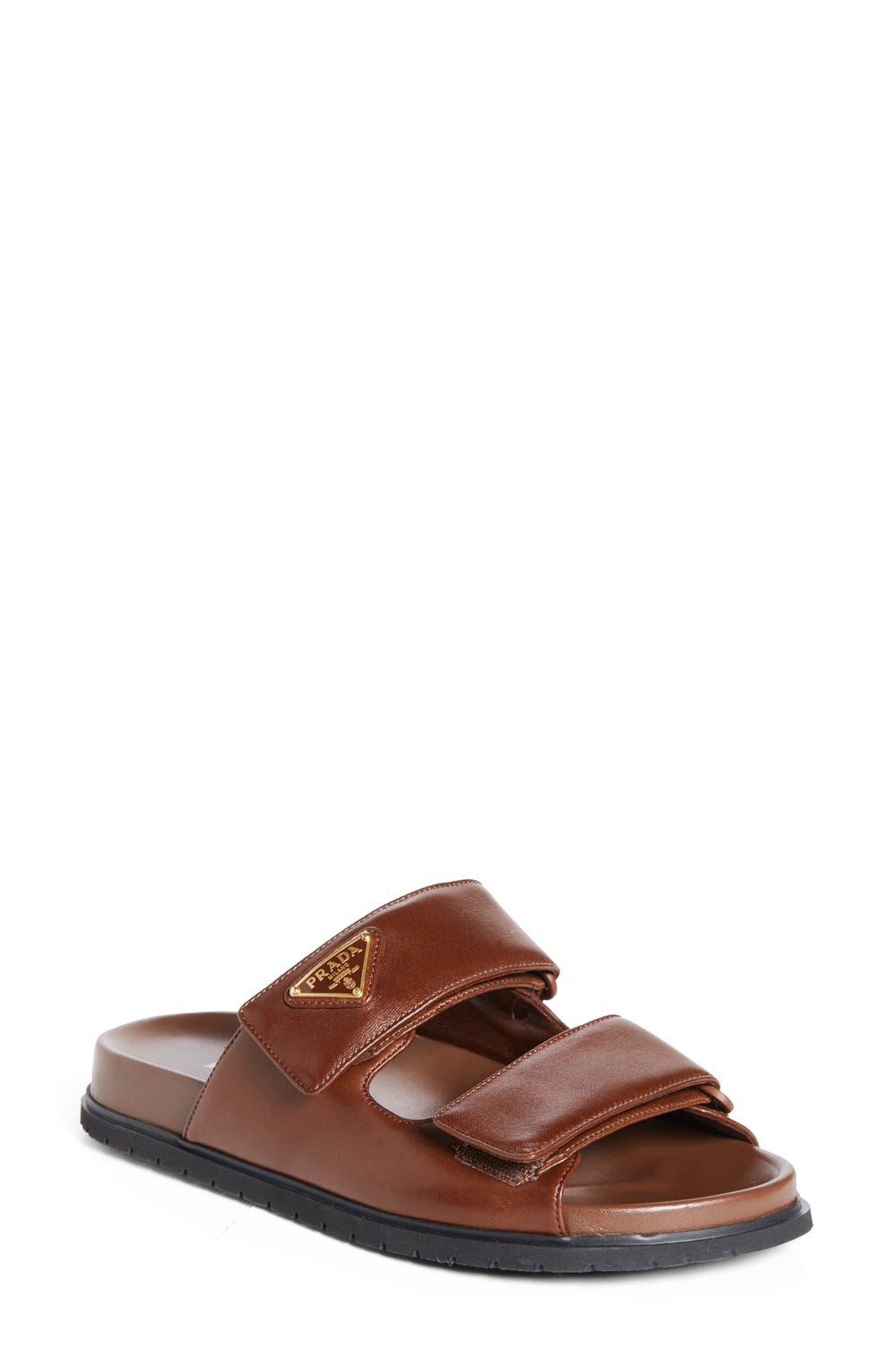 Double Band Slide Sandal, color, CACAO