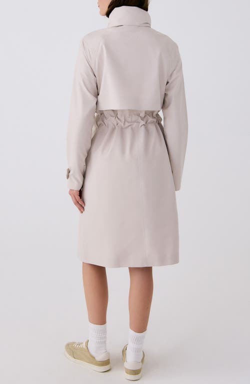 Lole Aliz Waterproof Trench Coat In Gray