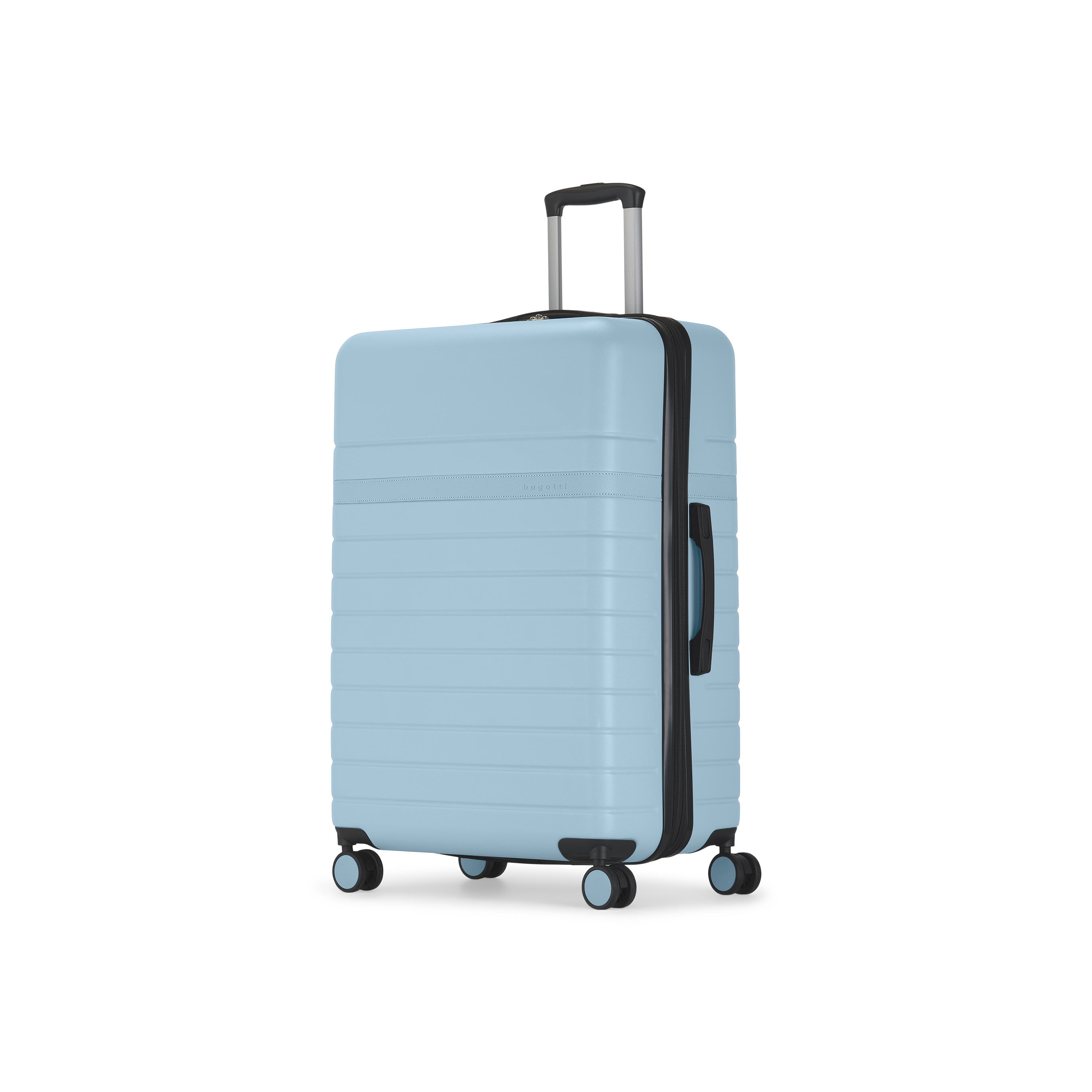 bugatti Lisbon Hardside Check-In Large Luggage with Expansion, Alternate, color, Blue