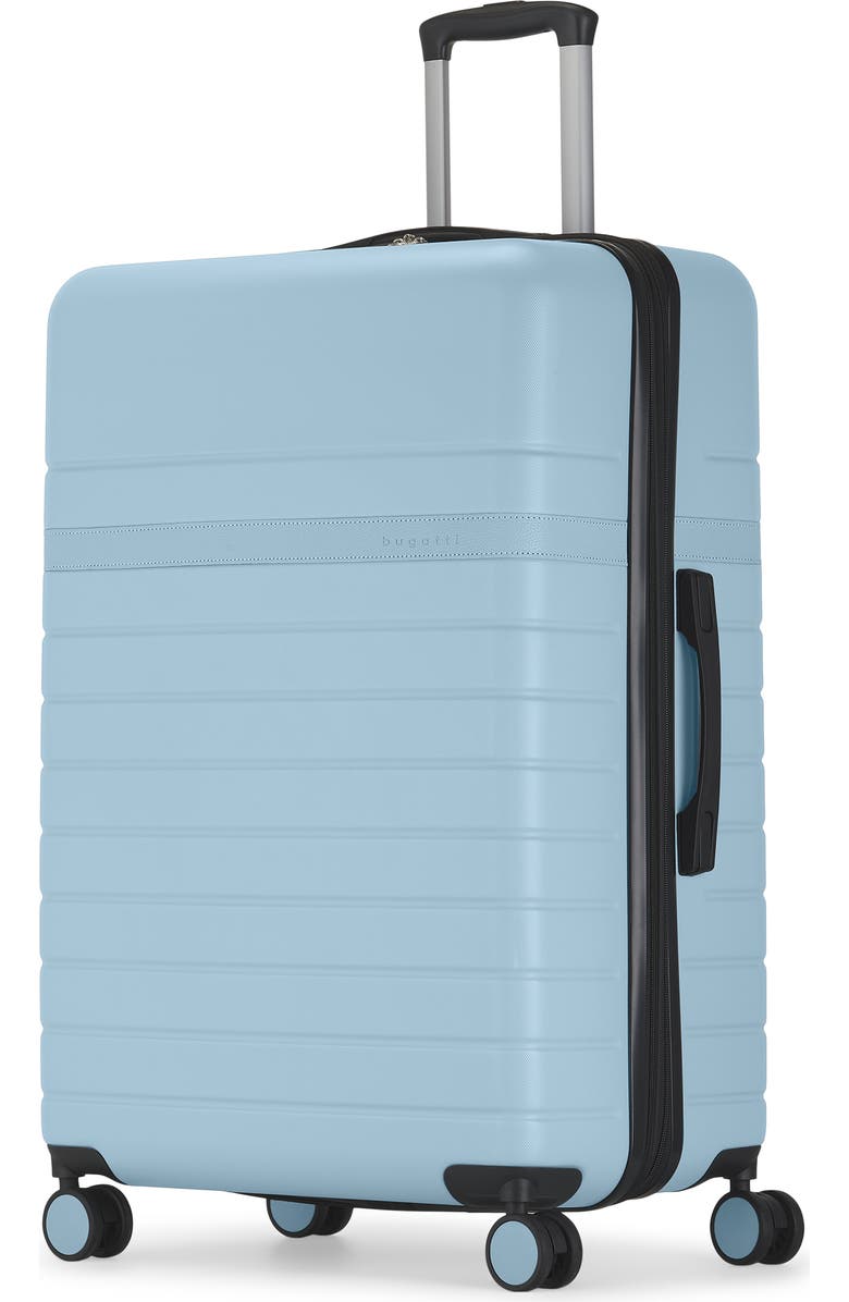 bugatti Lisbon Hardside Check-In Large Luggage with Expansion, Alternate, color, Blue