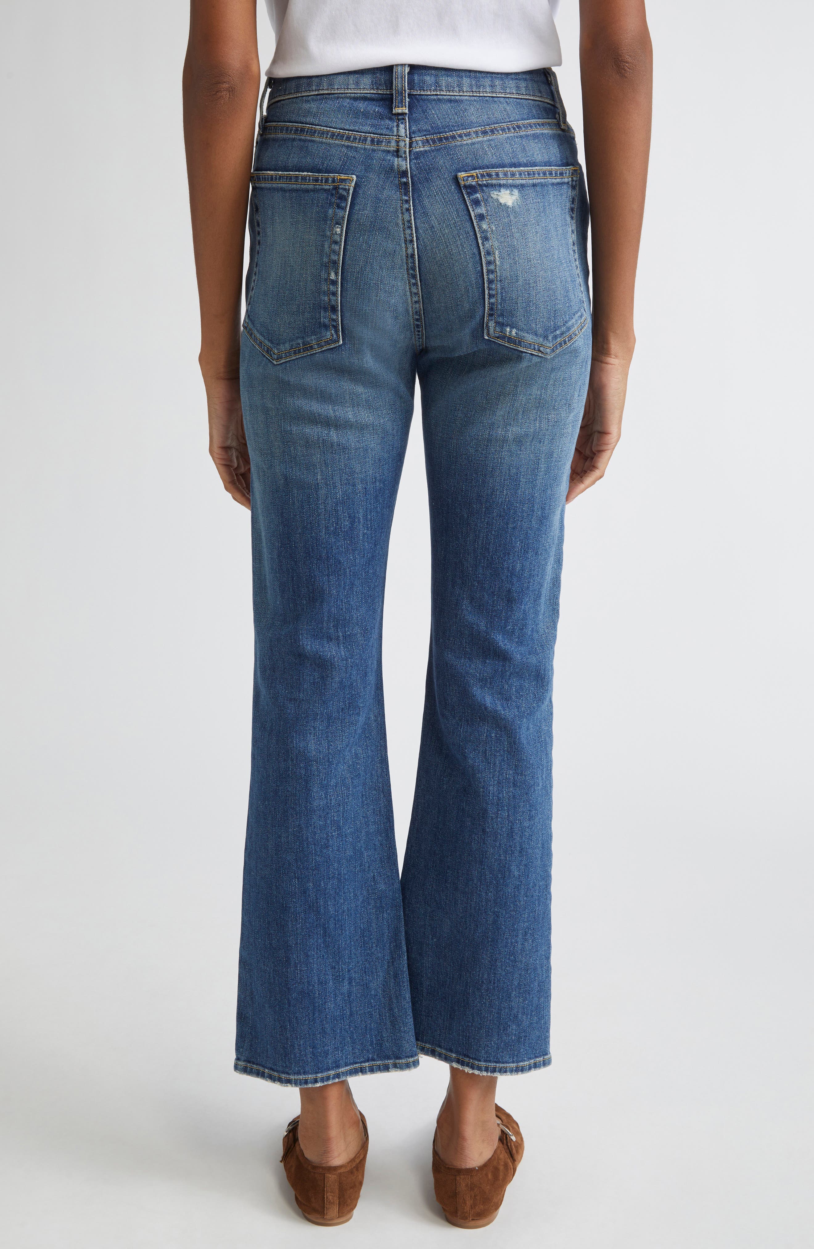 Distressed Bootcut Jeans - image 2