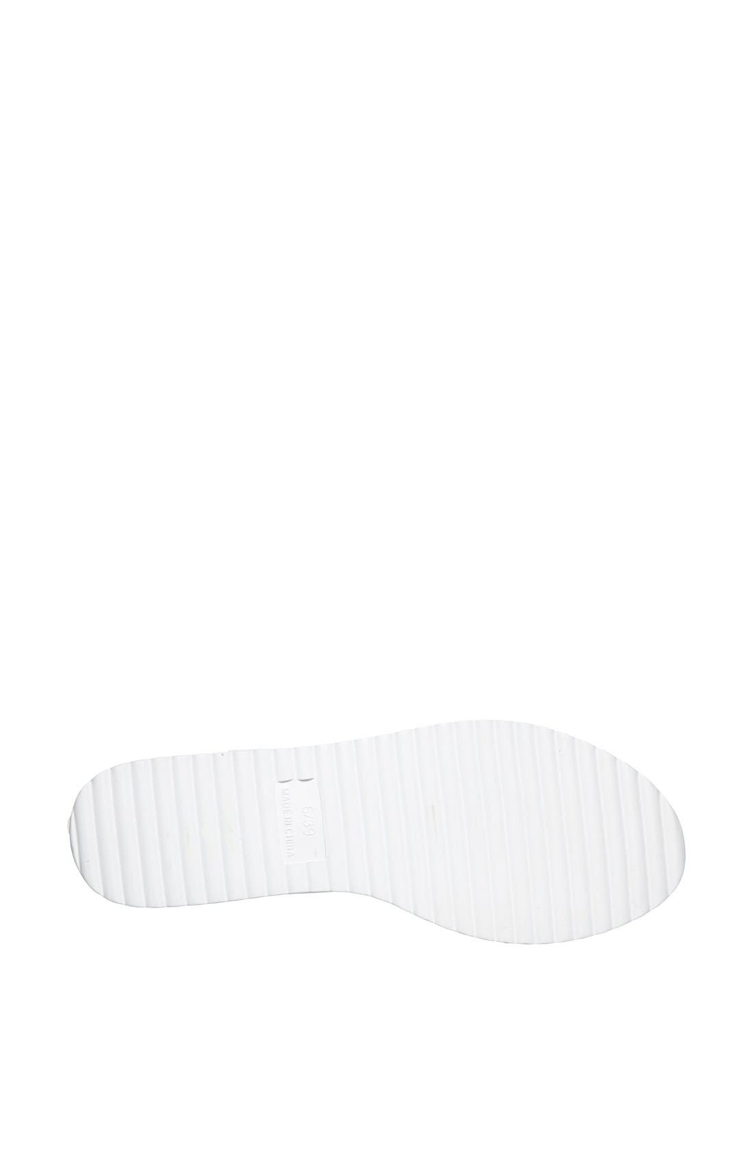 'Hydrate' Faux Leather Sandals, Alternate, color, WHITE
