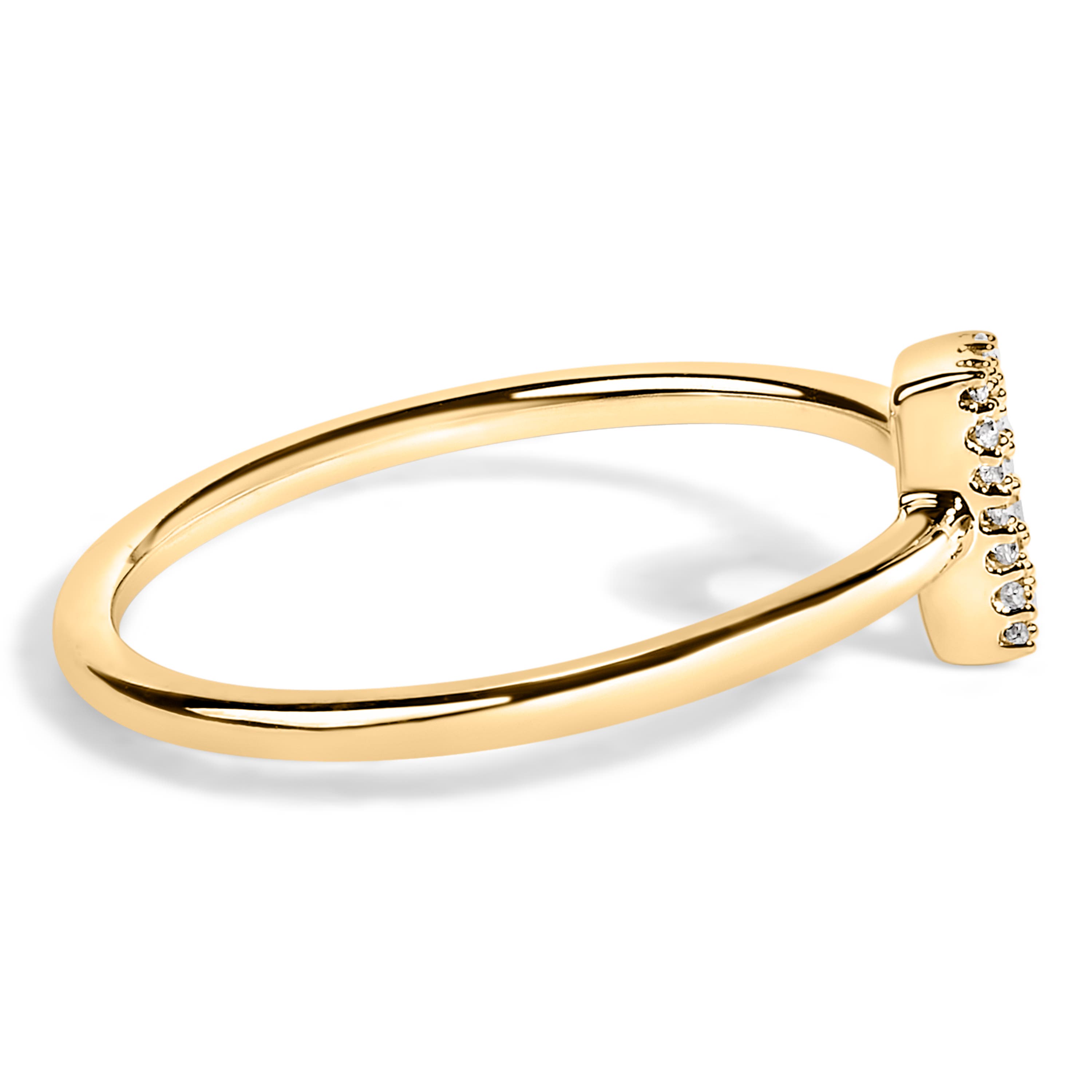 Haus of Brilliance 10K Gold Yellow Diamond Accent Initial 
