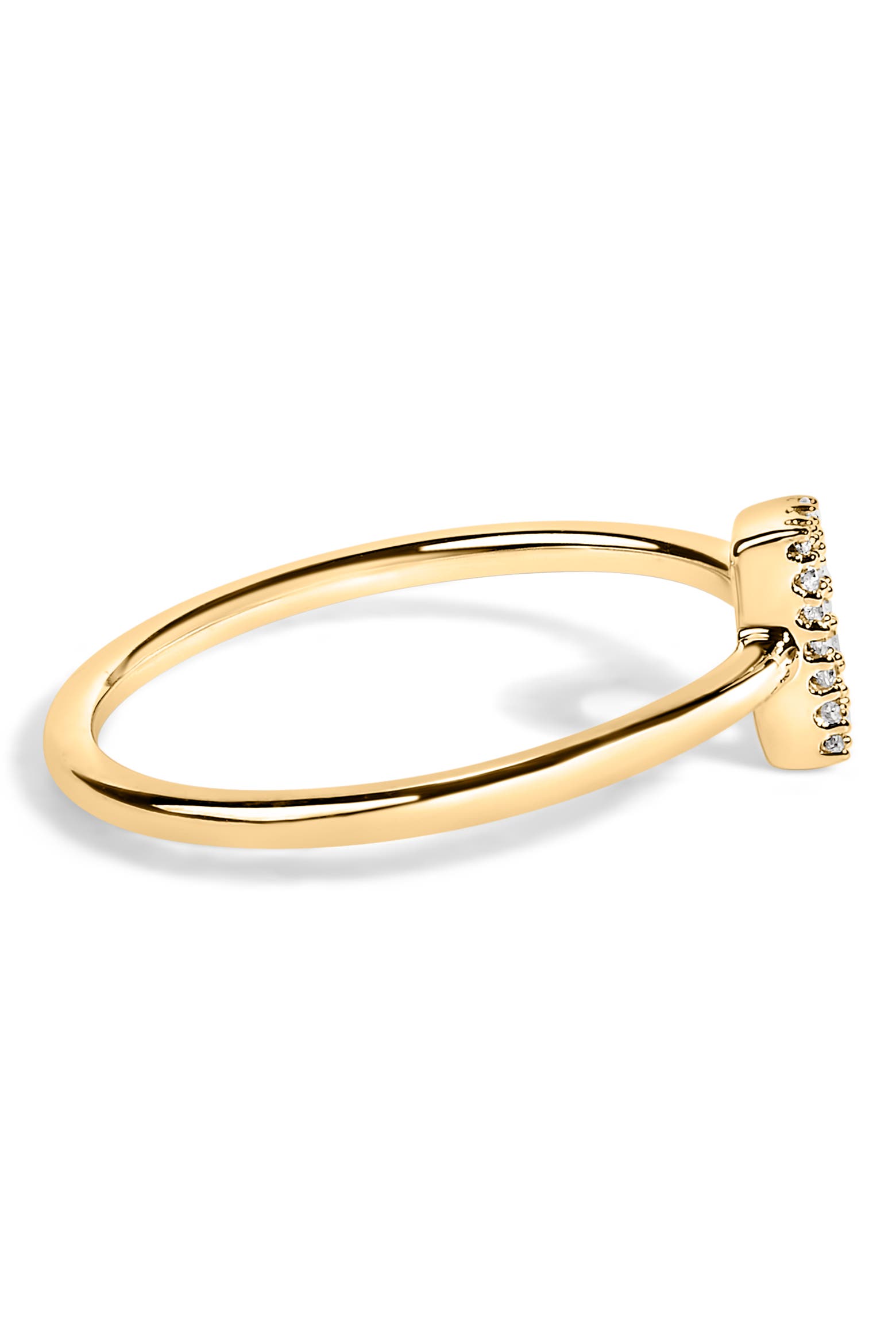 Create A Diamond Code Haus of Brilliance 10K Gold Yellow Diamond Accent Initial