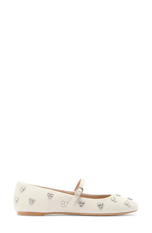 Stuart Weitzman Tammy Crystal Mary Jane Flat