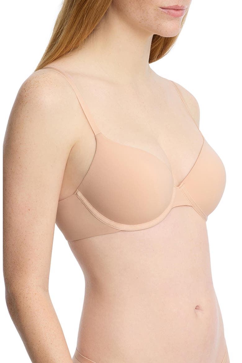 Insider Convertible T-Shirt Bra, Alternate, color, Coral Sand
