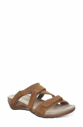 Acacia Faux Leather Slide Sandal
