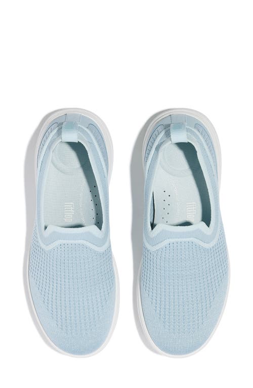 Fitflop Super-q Knit Slip-on Sneaker In Sky Blue