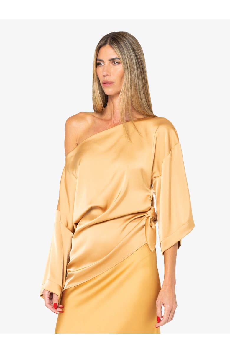 JBQ Cataleya Top, Alternate, color, Caramel