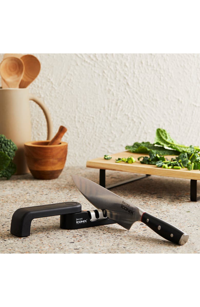 Cuisine::pro<sup>®</sup> iconiX<sup>®</sup> Folding 3-Step Knife Sharpener, Alternate, color, Black