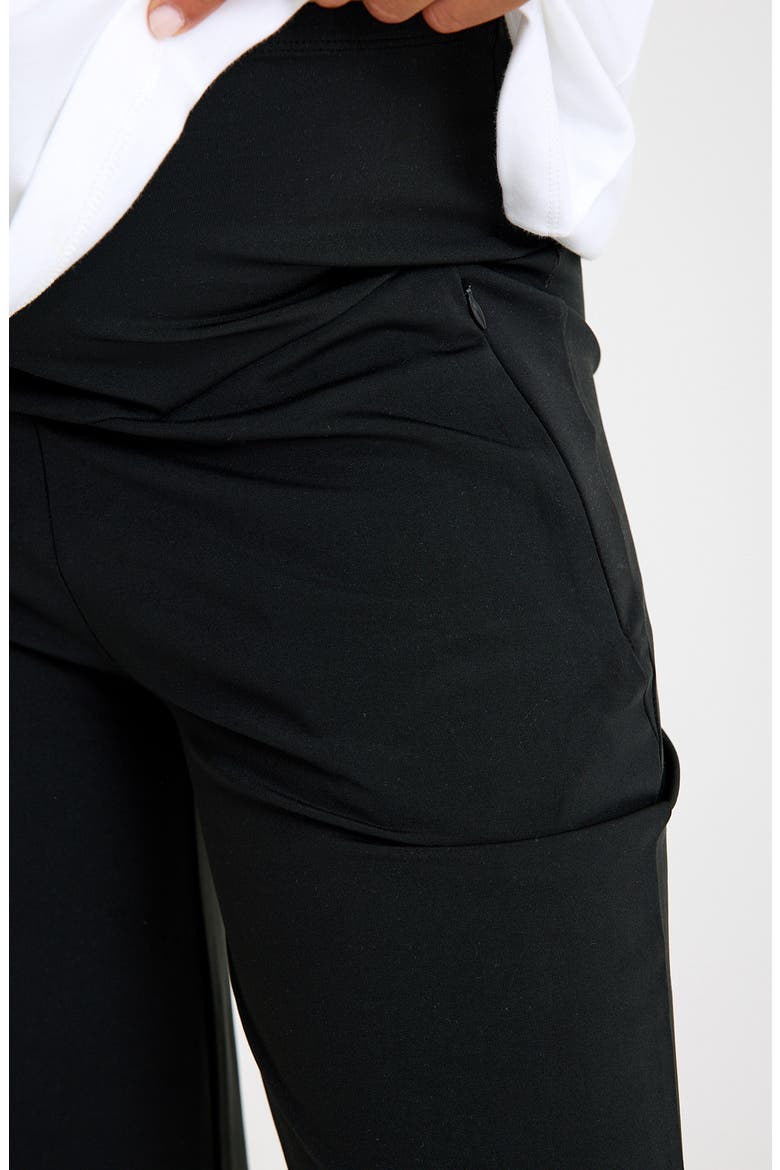 Ultimate Comfort Warm Flare Pants, Alternate, color, BLACK