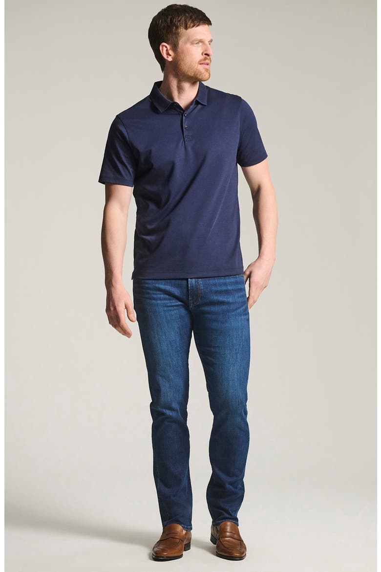 Courage Straight Leg Jeans, Alternate, color, INDIGO BRUSHED ORGAN